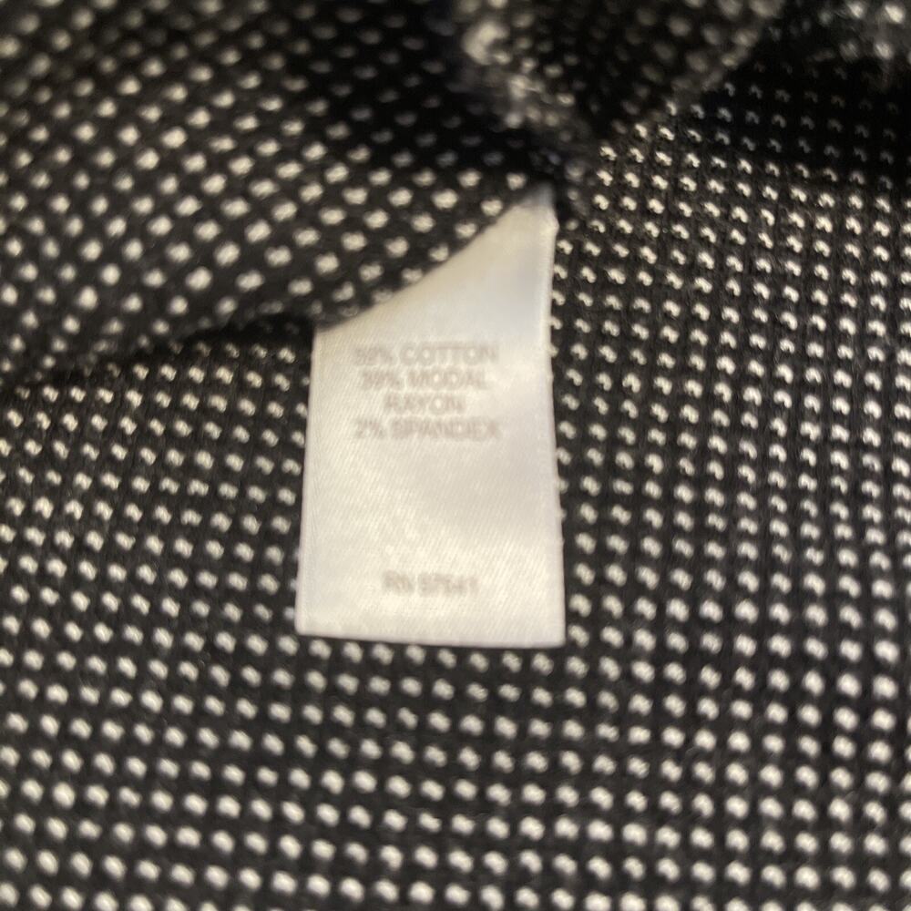 J.Jill Lightweight Sweater Pullover Women Size L Black & White Long Sleeve - Picture 10 of 11